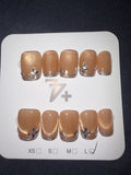 77 Sparkle press on nails