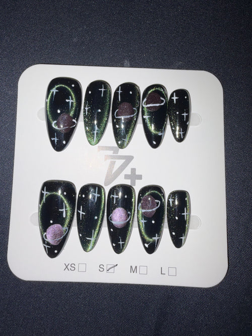 77 Galaxy press ons