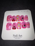 Lotso Toy Story inspired press on nails