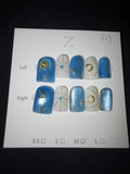 Baby duck Celestial press on nails