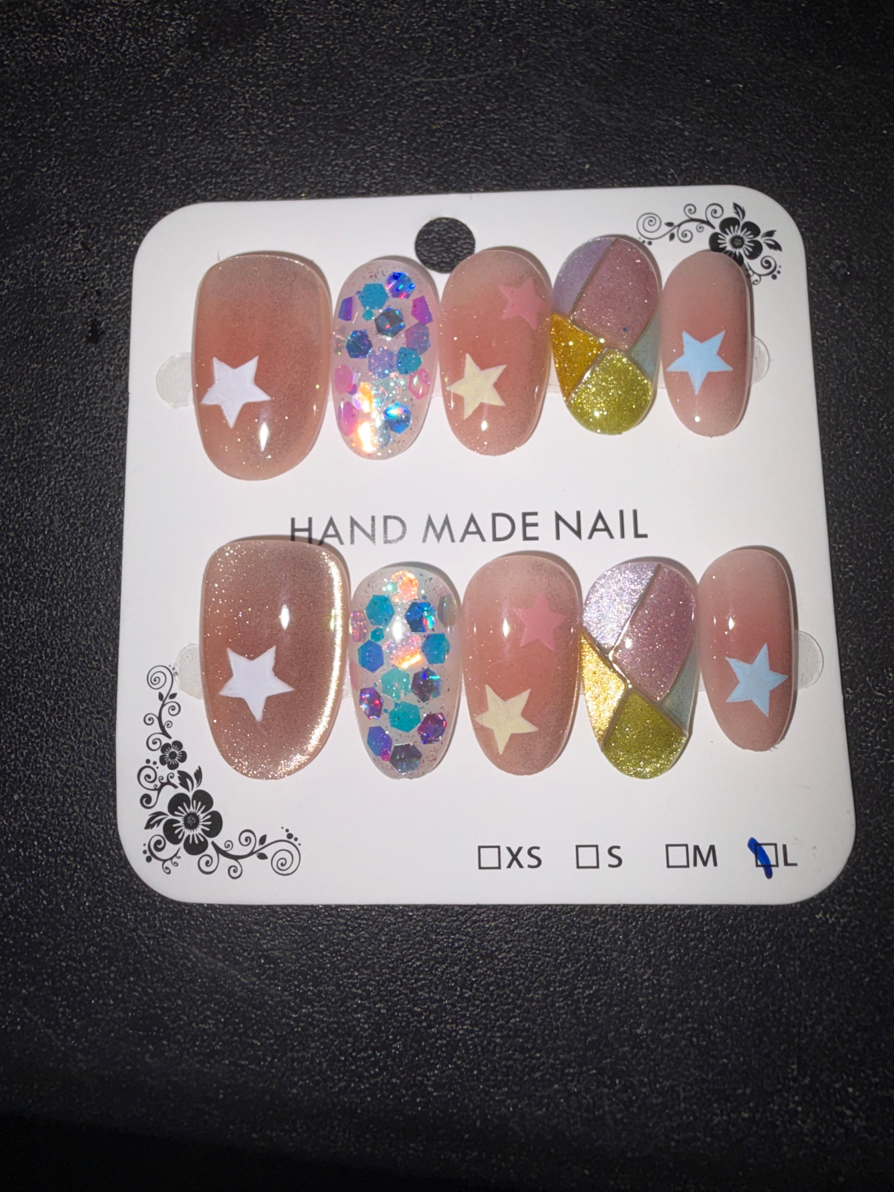 Stained Glass inspired Nail Set