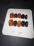 Halloween themed press on nails