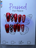 Black Cat custom press on nail set
