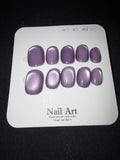 Purple Jelly nails