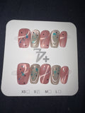 77 fun cateye press ons