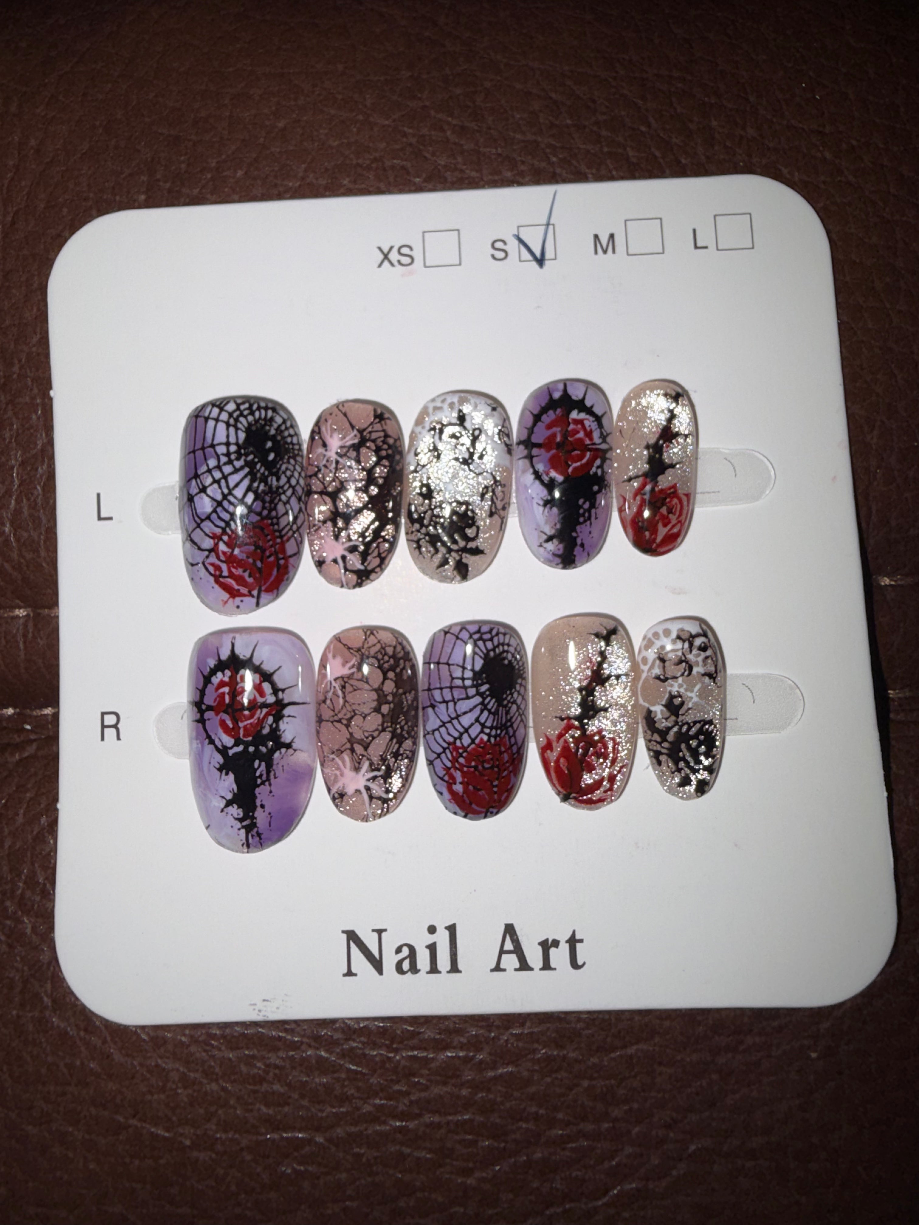 Alternative Rose Press Ons