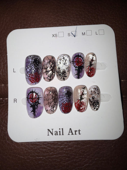 Alternative Rose Press Ons