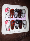 Haunting Adeline inspired Custom Nail Set