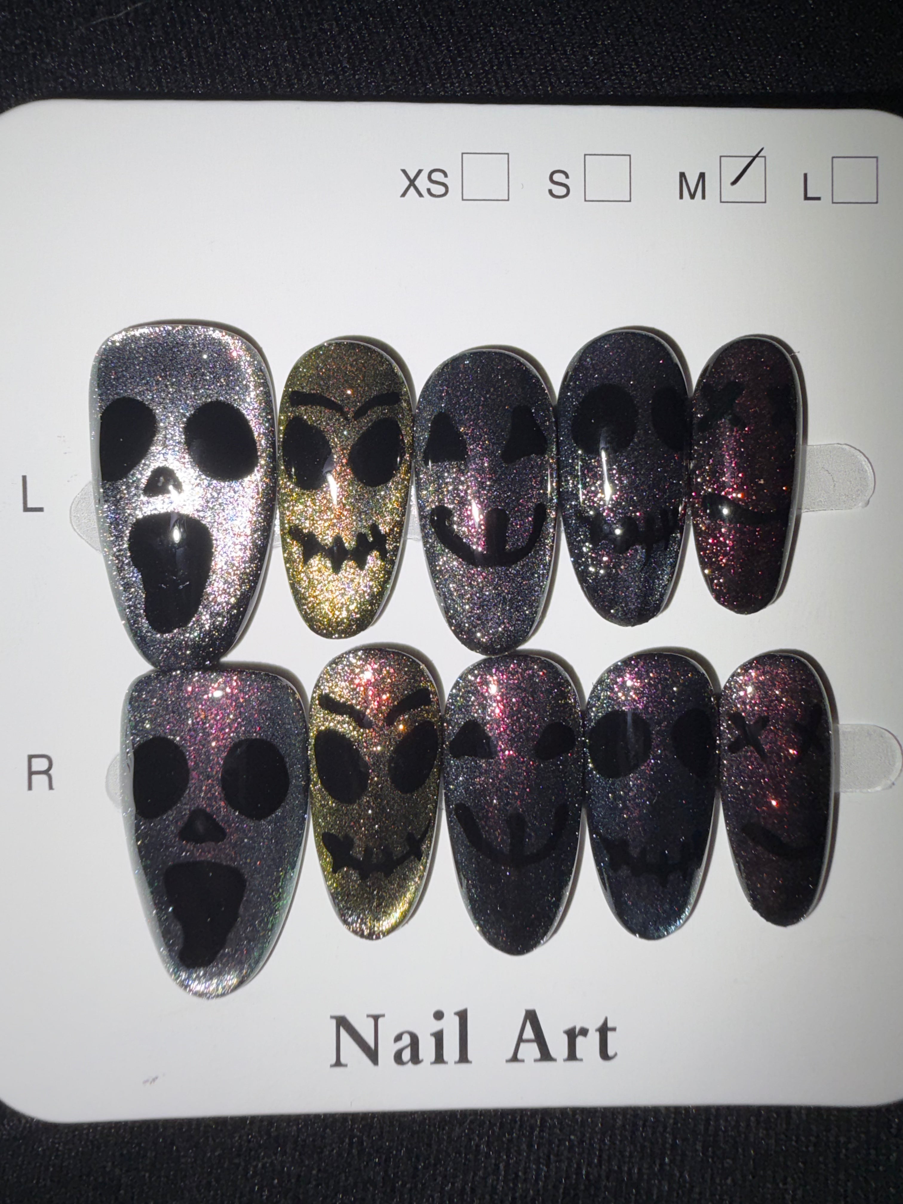 Halloween inspired press ons